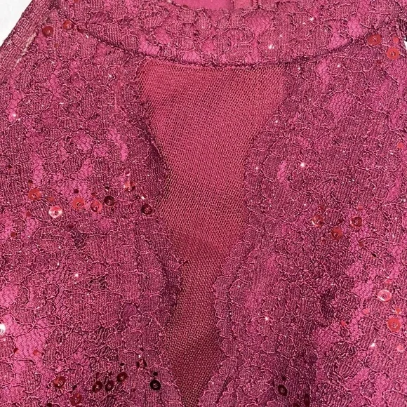 Short Halter Dress with Illusion Inset - Picture 4 of 6